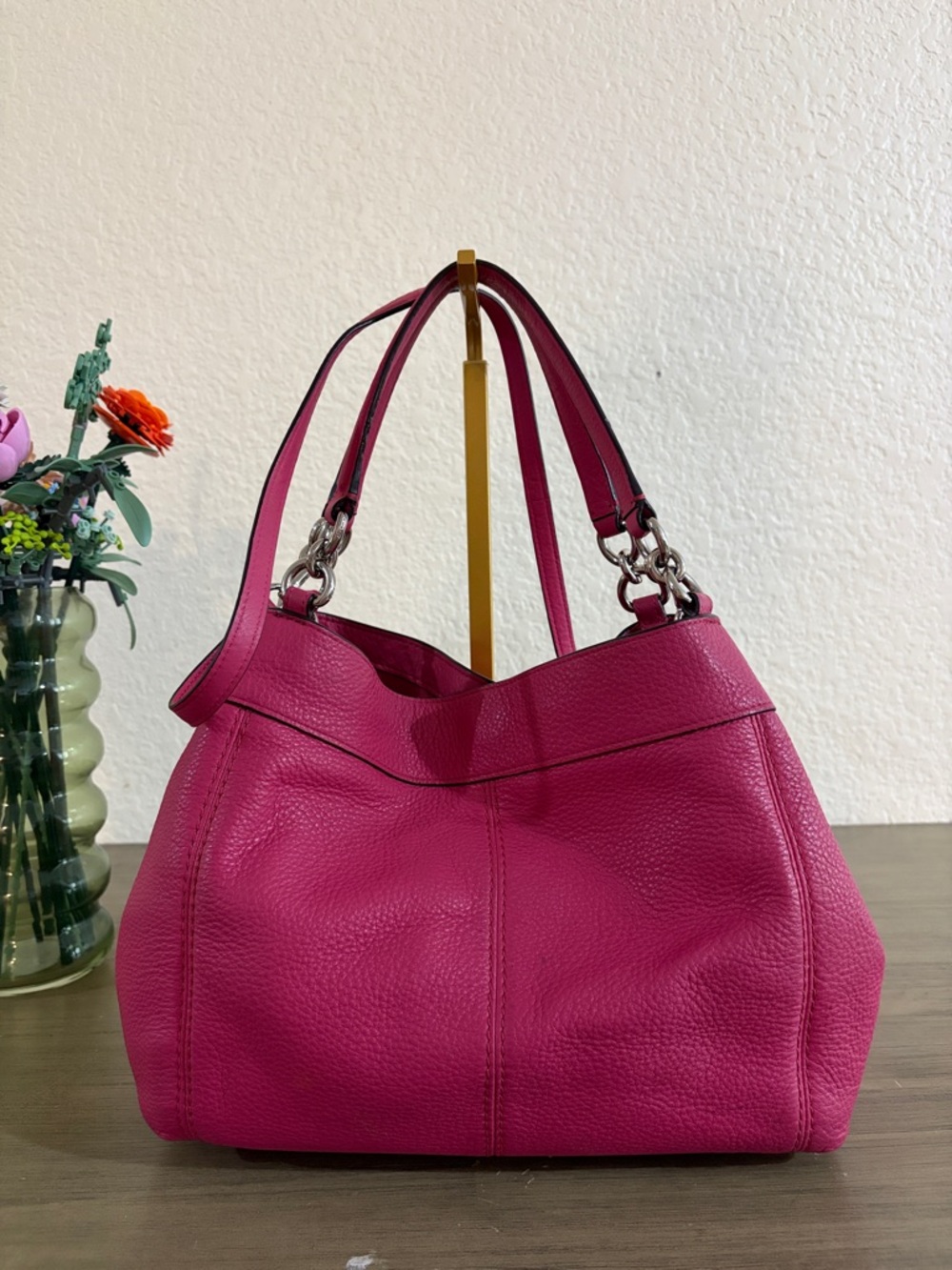 Coach F23537 Pebble Leather Small Lexy Shoulder Bag - Picture 3 of 12